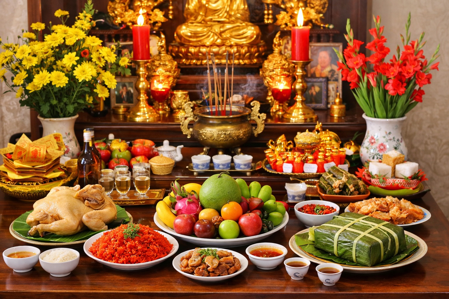 Lễ cúng Tất niên cuối năm: ý nghĩa, nguồn gốc và cách chuẩn bị mâm lễ “đủ đầy mà không áp lực”