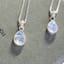 Mặt dây Moonstone giọt nước