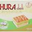 Bánh bông lan hương cốm dừa Hura Deli hộp 168g 