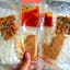 Bánh tráng khô trộn sate hành phi
