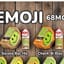 Emoji Sữa chua Dưa gang 68mg