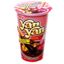 Bánh que Meiji Yan Yan chấm kem hương dâu và socola ly 44g