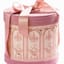 gấm mới tròn hồng 12x12 cm