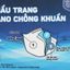 Khẩu trang vải Hanvico Nano chống khuẩn người lớn 3 lớp 