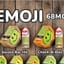 Emoji Khế Kiwi 68mg