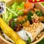 Bánh hỏi thịt nướng
