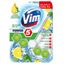 Viên vệ sinh bồn cầu VIM trà xanh và chanh vàng 55g