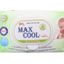 Khăn ướt em bé Max Cool không mùi gói 100 miếng