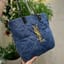 Túi YSL jean công sở phối xích 35cm