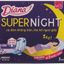 Băng vệ sinh ban đêm Diana Super Night chống tràn 3 miếng 42cm