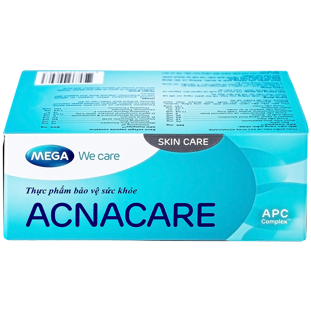 Viên hỗ trợ làm đẹp da Acnacare Mega (3 vỉ x 10 viên)