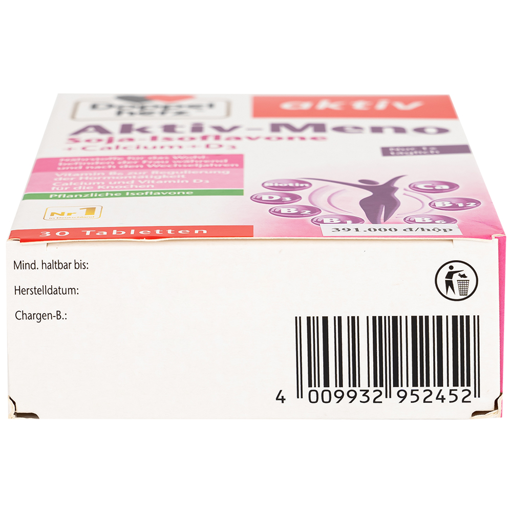 Giảm triệu chứng mãn kinh Active-Meno Doppelherz (30 viên)