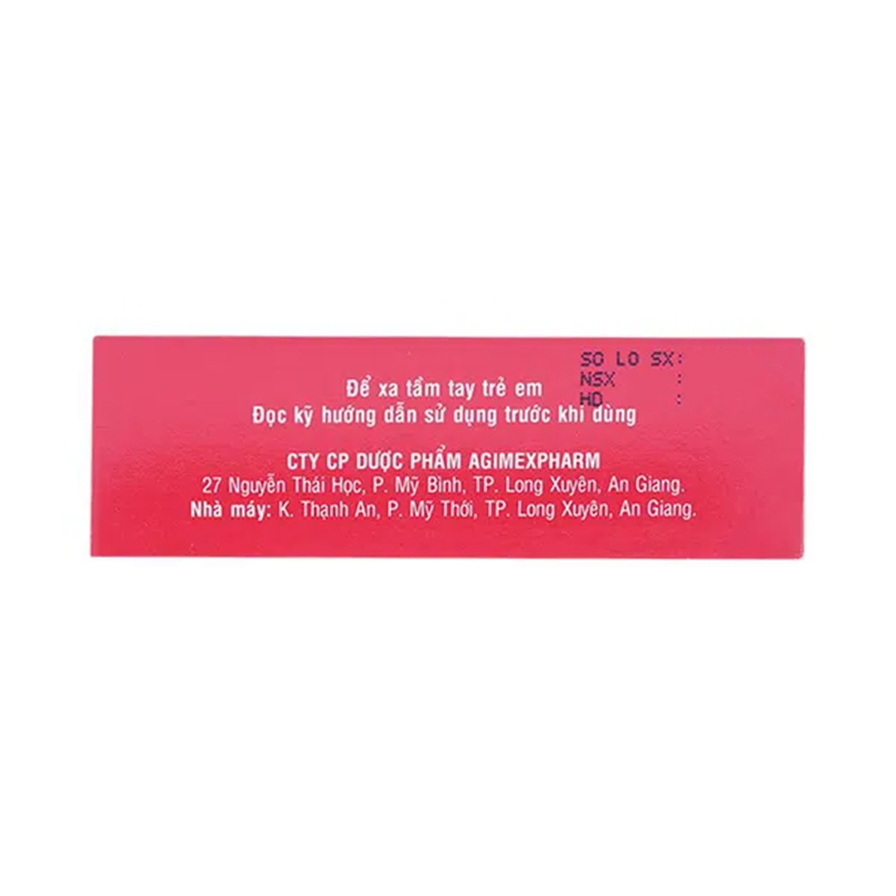 Thuốc Agdicerin 50mg Agimexpharm điều trị triệu chứng các bệnh thoái hóa khớp hông, gối (3 vỉ x 10 viên)