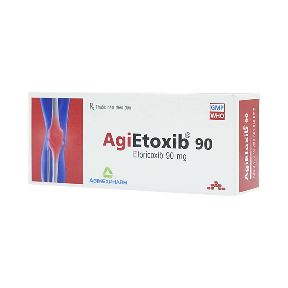 Thuốc Agietoxib 90 Agimexpharm điều trị viêm xương khớp (3 vỉ x 10 viên)