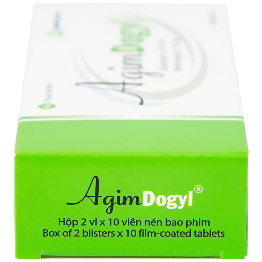 Thuốc Agimdogyl 125mg/750000IU Agimexpharm điều trị nhiễm trùng răng miệng cấp tính, mạn tính (2 vỉ x 10 viên)