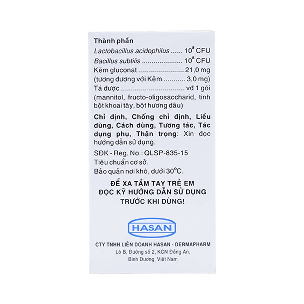 Thuốc bột Aibezym Hasan bổ sung vi khuẩn có lợi cho đường tiêu hóa (30 gói x 2g)