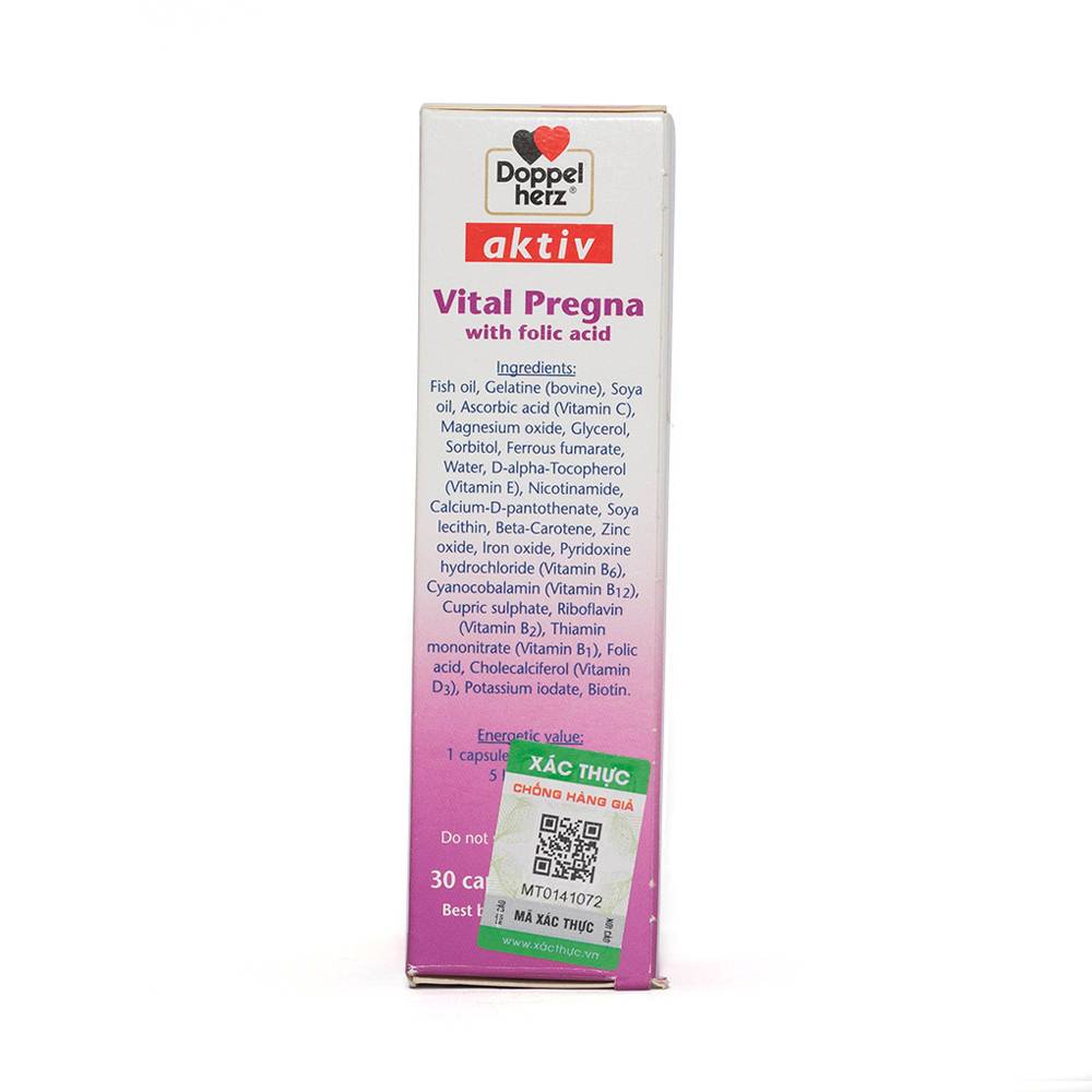 Viên tăng cường sức khỏe và thể chất Vital Pregna Doppelherz (30 viên)