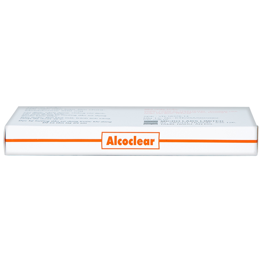 Thuốc Alcoclear Micro hỗ trợ điều trị các bệnh về gan do rượu (3 vỉ x 10 viên)