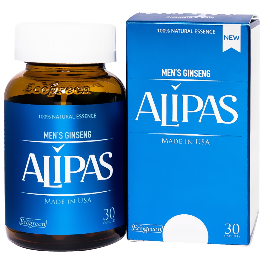 Viên uống tăng cường sinh lực phái mạnh Ecogreen Men’s Ginseng Alipas (30 viên)