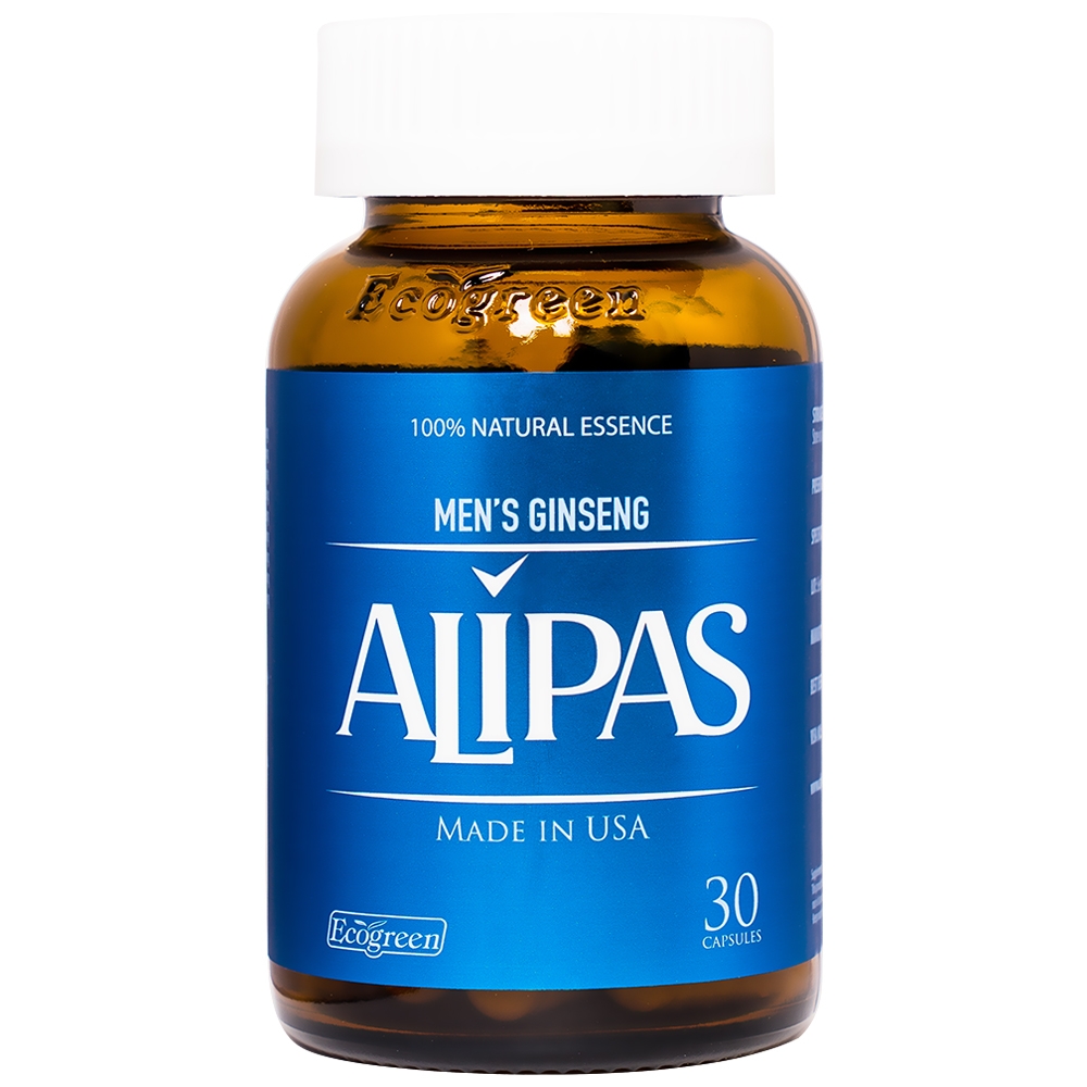 Viên uống tăng cường sinh lực phái mạnh Ecogreen Men’s Ginseng Alipas (30 viên)