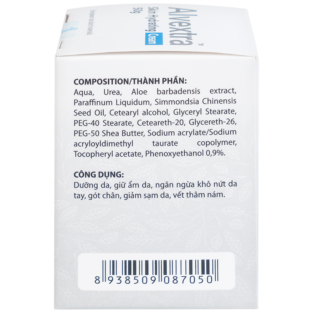 Kem bôi dưỡng ẩm cho da khô Alvextra Skin Hydrating Cream  50g