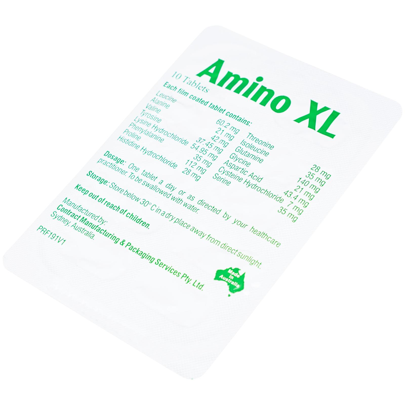 Thuốc Amino XL CMPS hỗ trợ ngăn ngừa thiếu hụt protein, duy trì và cải thiện sức khỏe (3 vỉ x 10 viên)