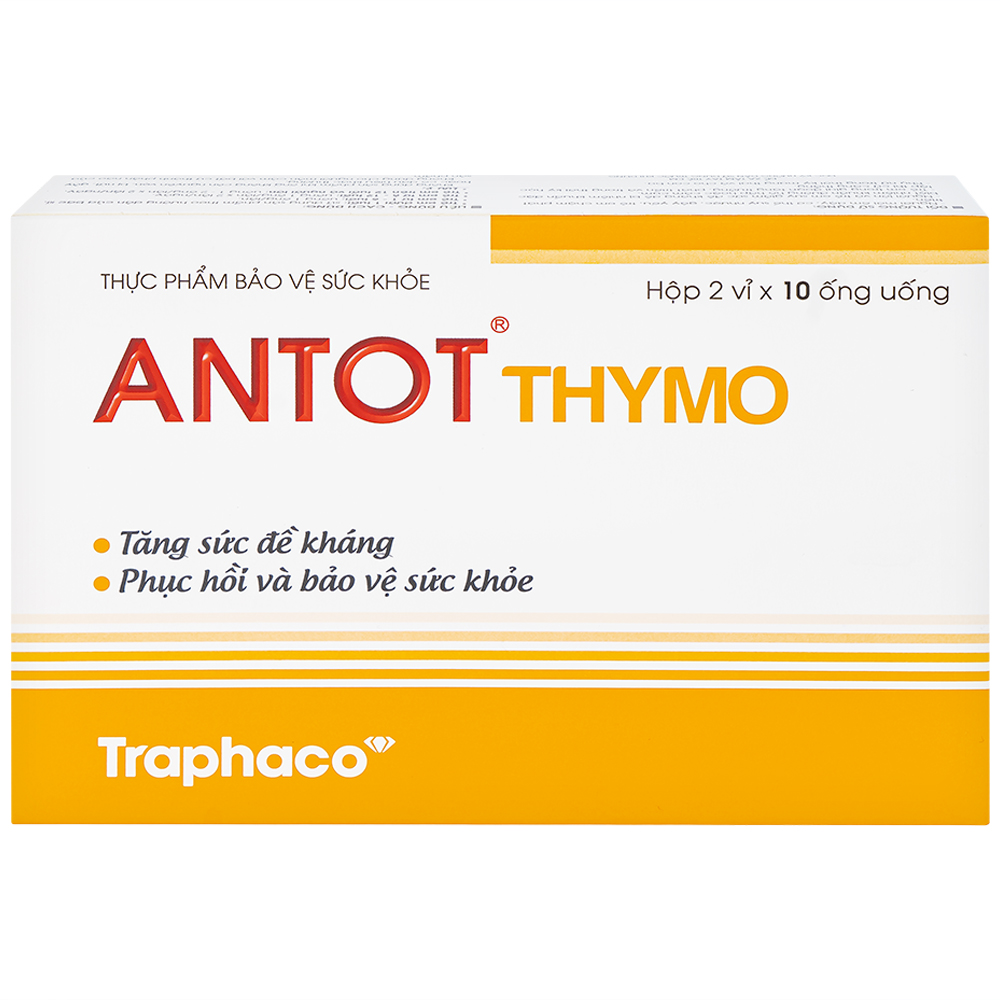 Dung dịch giúp ăn ngon miệng Antot Thymo Traphaco (2 vỉ x 10 ống)