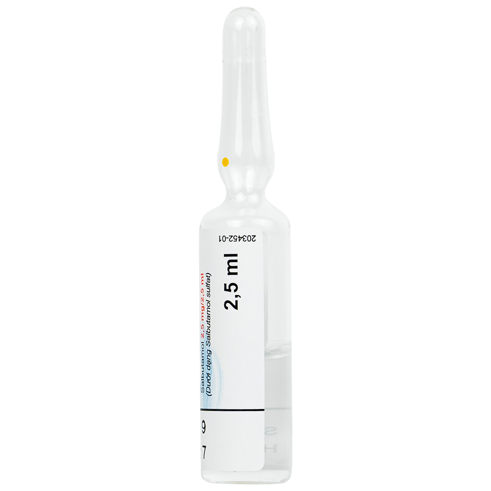 Dung dịch khí dung AtiSaltolin 2,5mg/2,5ml An Thiên điều trị chứng co thắt phế quản (5 ống)