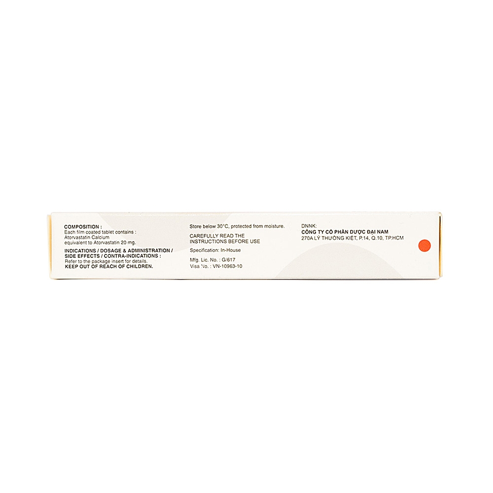 Thuốc Troytor 20 Troikka hỗ trợ giảm cholesterol toàn phần (3 vỉ x 10 viên) 