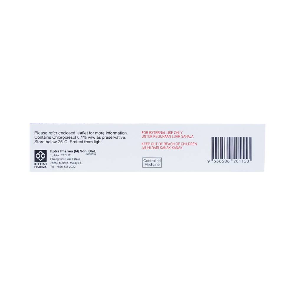 Kem bôi Axcel Hydrocortisone Cream điều trị dị ứng ngoài da, viêm da tiếp xúc (15g)