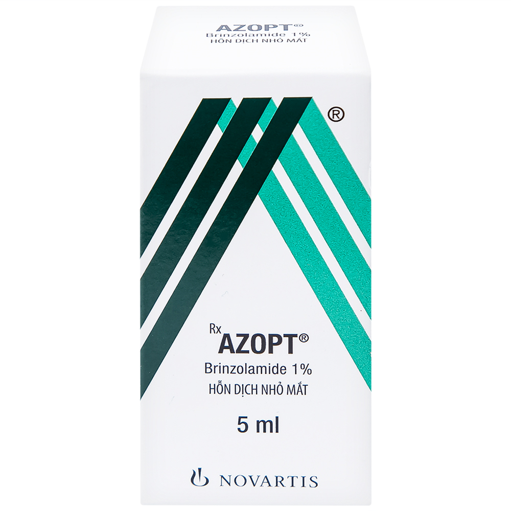 Thuốc nhỏ mắt Azopt Alcon điều trị tăng nhãn áp, glôcôm góc mở (5ml)