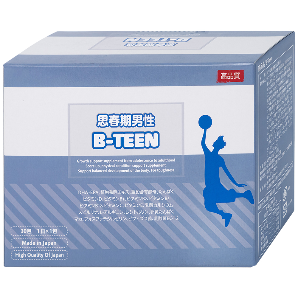 Siro bổ sung vitamin và khoáng chất cho bé trai trong giai đoạn tăng trưởng B-TEEN Kenko (30 gói x 15g)