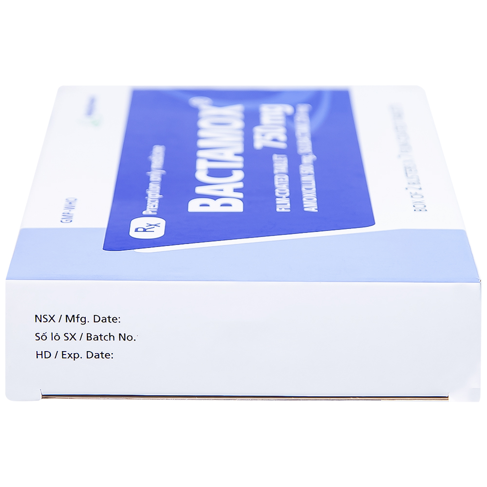 Thuốc Bactamox 750 Imexpharm điều trị nhiễm khuẩn (2 vỉ x 7 viên)