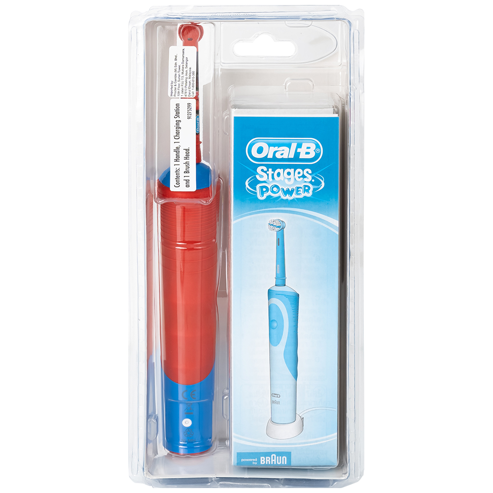 Bàn chải đánh răng trẻ em Oral-B Vitality D12 Disney Cars (sạc điện)