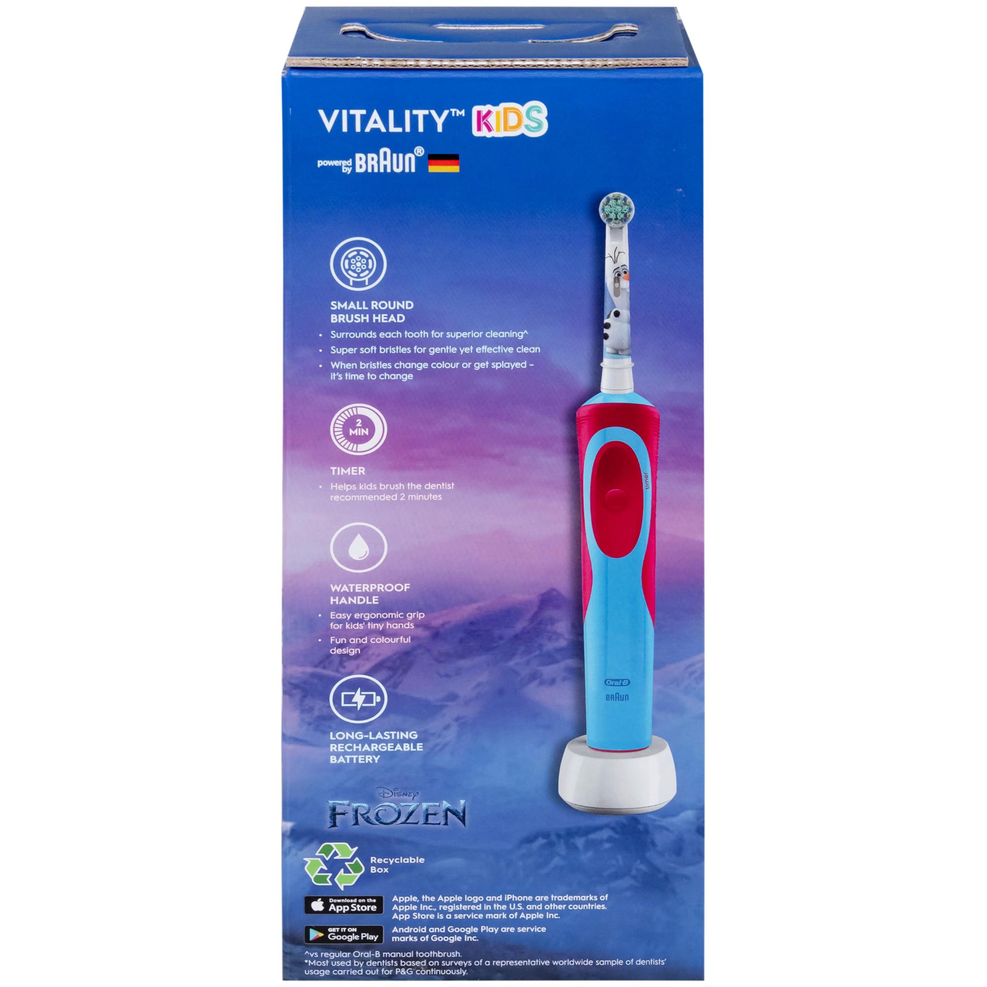 Bàn chải đánh răng trẻ em Oral-B Vitality D12 Disney Frozen (sạc điện)