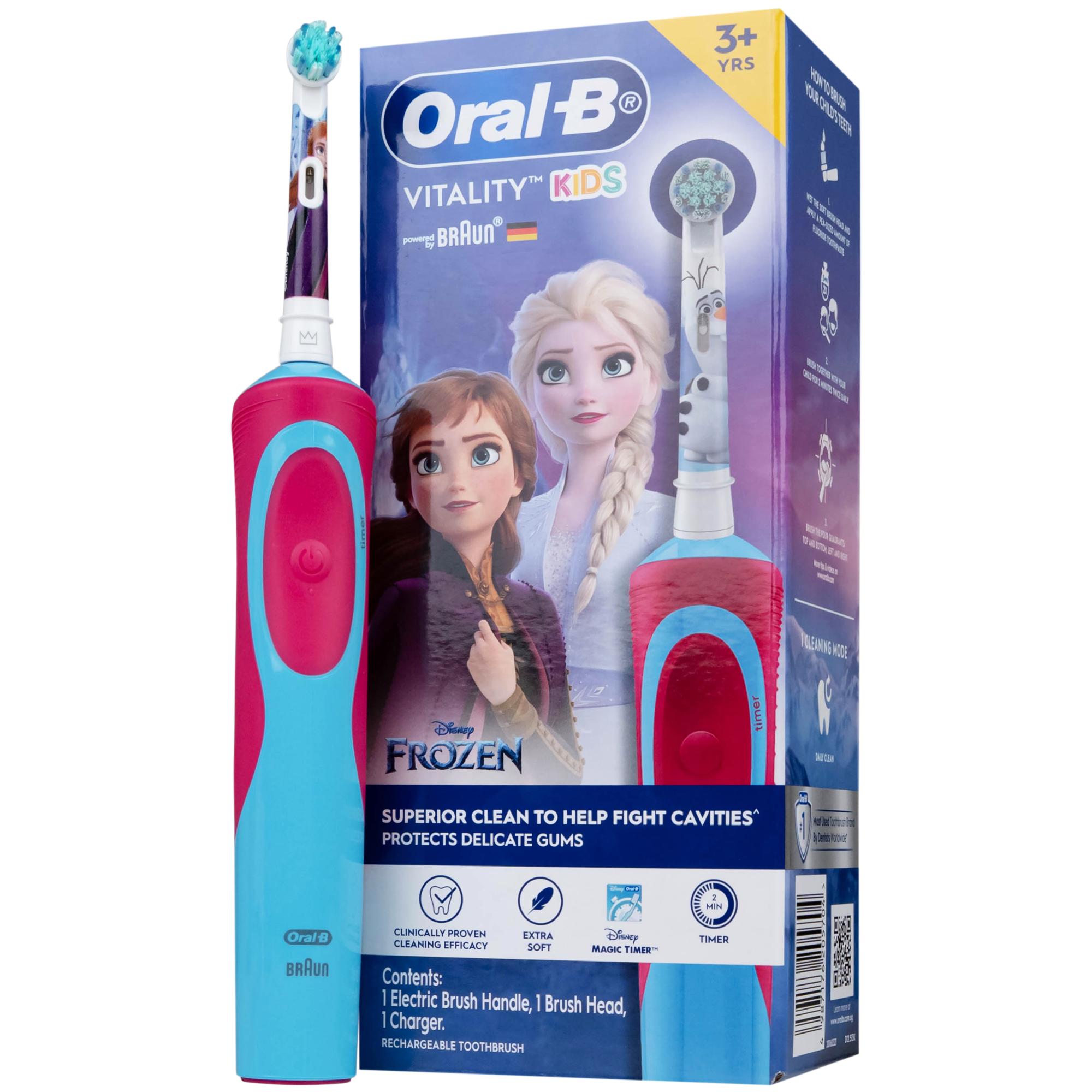 Bàn chải đánh răng trẻ em Oral-B Vitality D12 Disney Frozen (sạc điện)