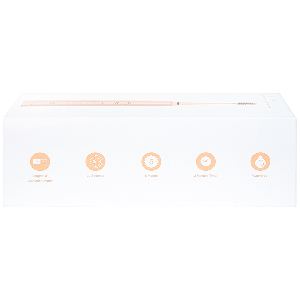 Bàn chải điện làm trắng răng Halio Sonic Whitening Toothbrush Pro Rose Gold