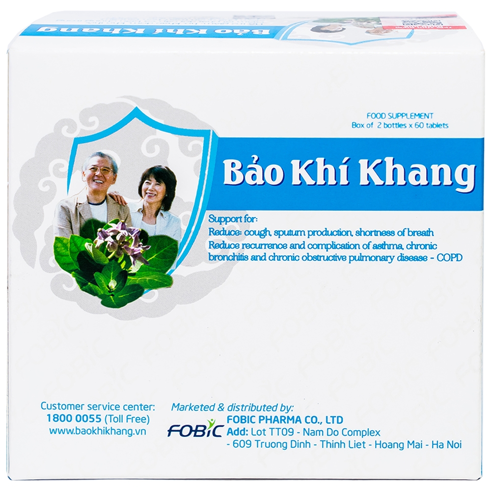 Viên hỗ trợ giảm ho Bảo Khí Khang IMC (2 lọ)