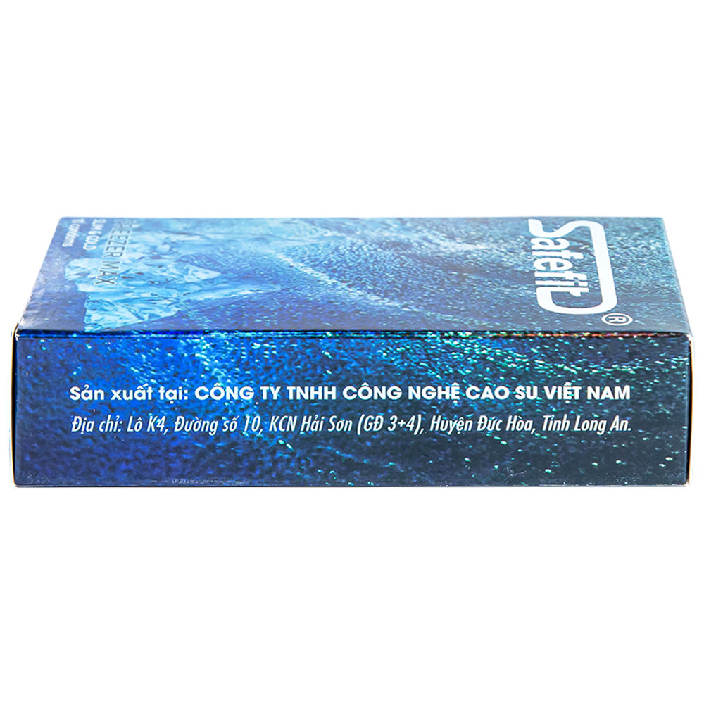 Bao cao su Safefit Freezer Max S52 chứa nhiều gel làm mát, kéo dài thời gian (10 cái)