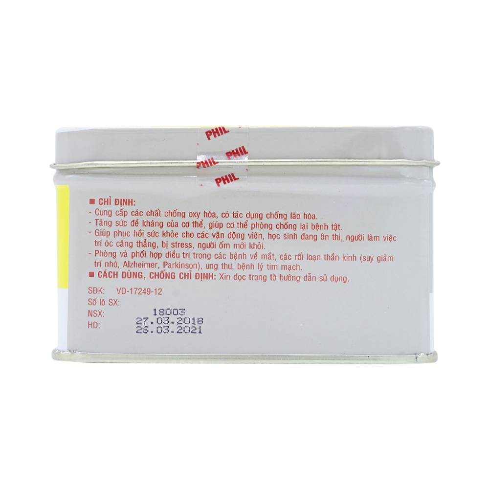 Thuốc Belafcap Phil cung cấp vitamin, khoáng chất, tăng đề kháng (10 vỉ x 10 viên)