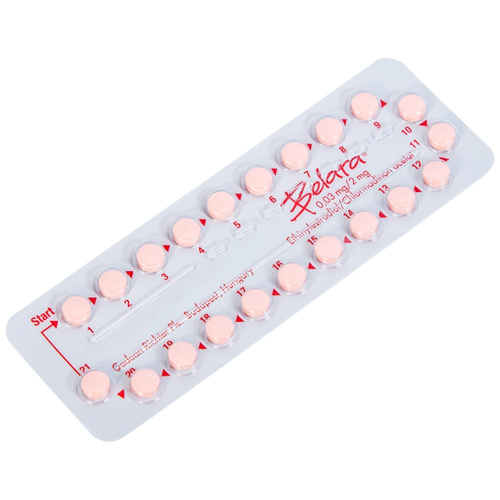 Thuốc tránh thai hằng ngày Belara Gedeon (1 vỉ x 21 viên)
