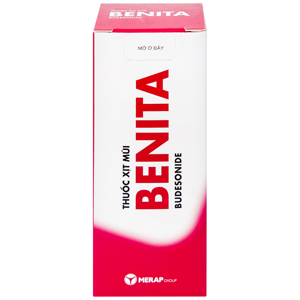 Thuốc xịt mũi Benita Merap điều trị viêm mũi dị ứng, polyp mũi (120 liều)