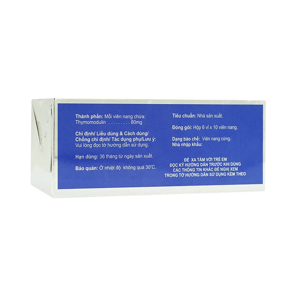 Thuốc Bentarcin 80mg Kolmar chống ung thư, hỗ trợ điều trị tác động vào hệ miễn dịch (6 vỉ x 10 viên)