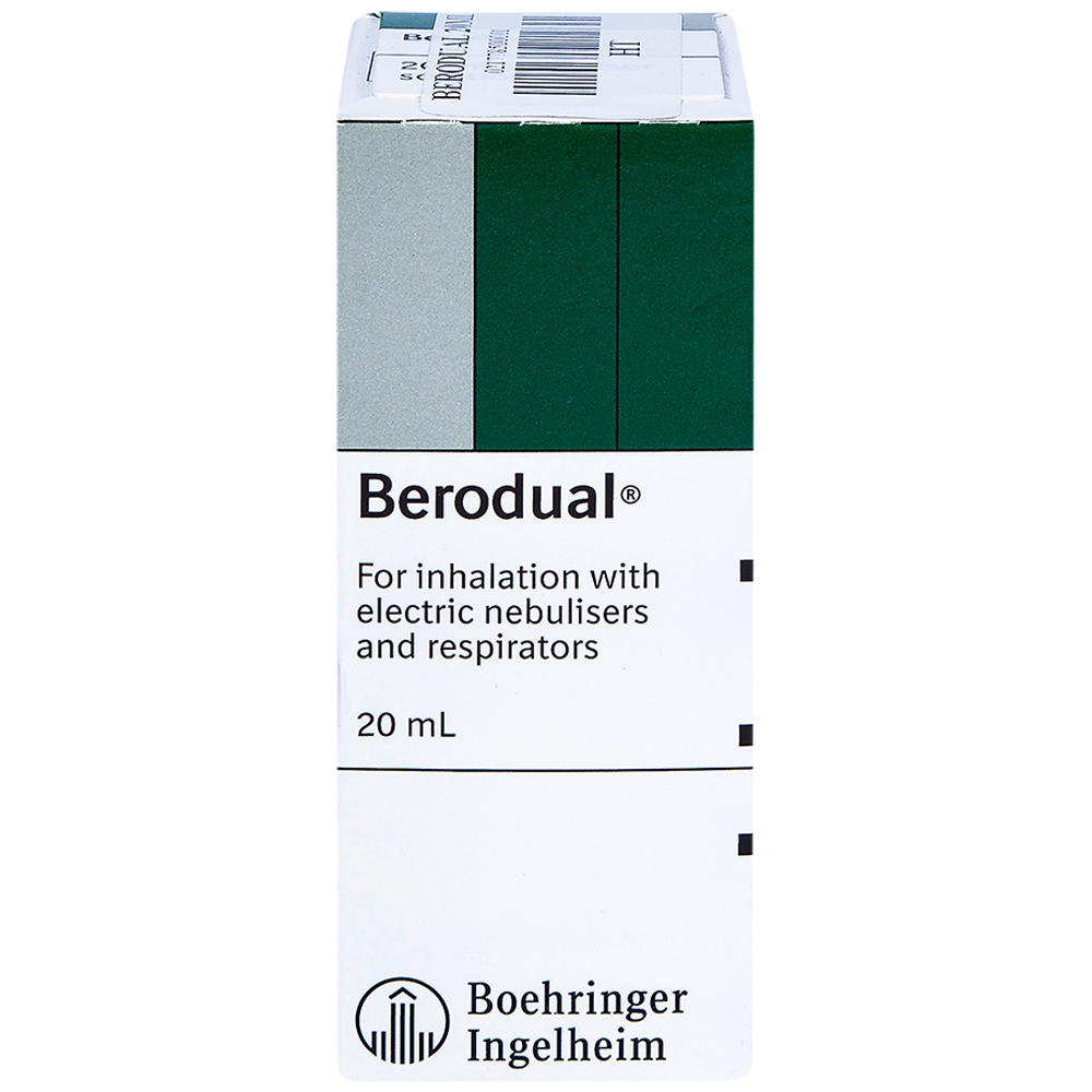 Dung dịch Berodual Boehringer hỗ trợ giãn phế quản (20ml)