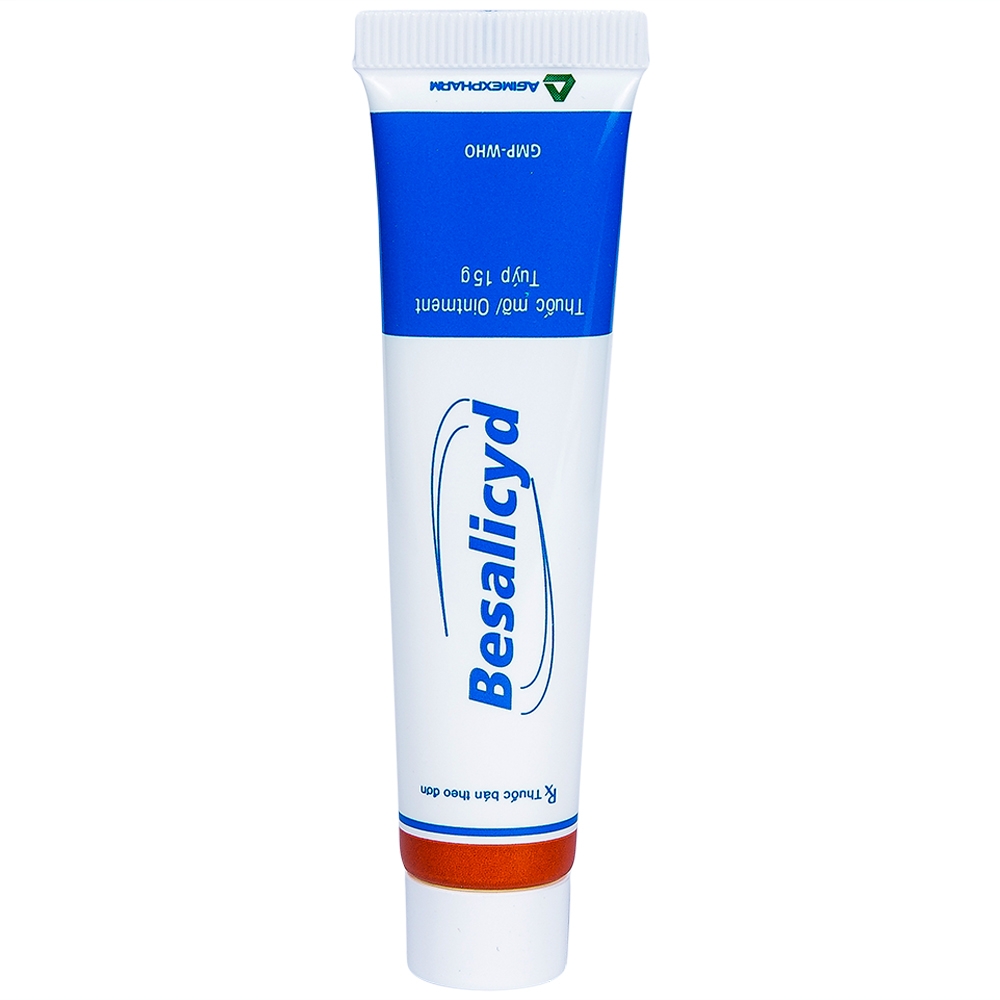 Thuốc mỡ Besalicyd Agimexpharm điều trị vẩy nến, viêm da dị ứng mãn tính (15g)