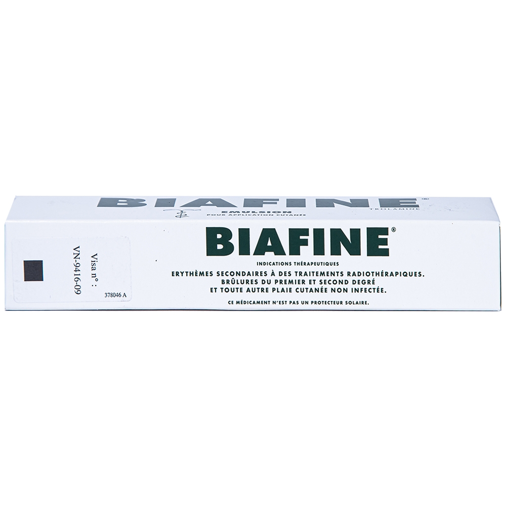 Nhũ tương Biafine Janssen điều trị bỏng độ 1, độ 2, các vết thương ngoài da không nhiễm trùng (46.5g)