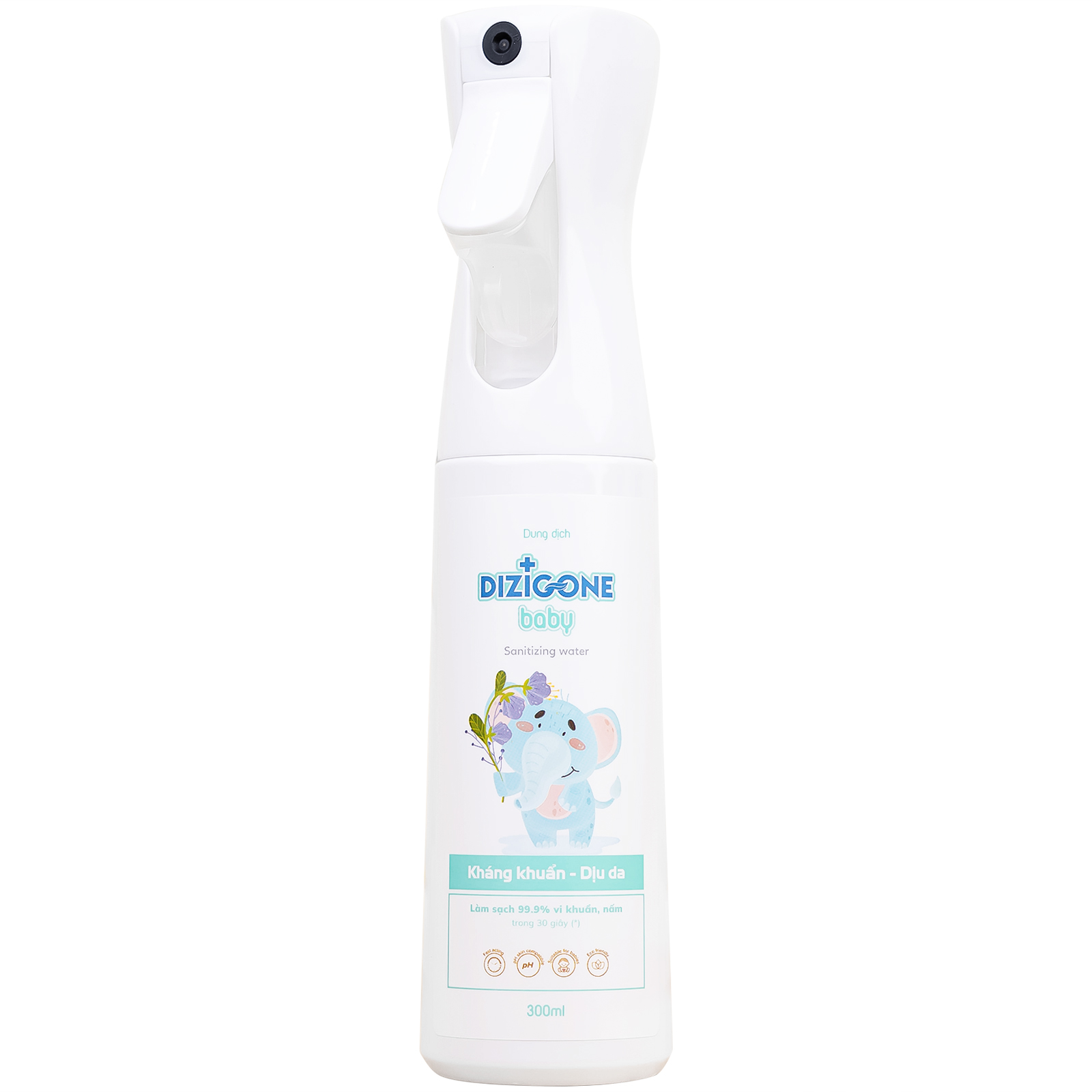 Xịt phục hồi da tổn thường Dizigone Baby Sanitizing Water 300ml
