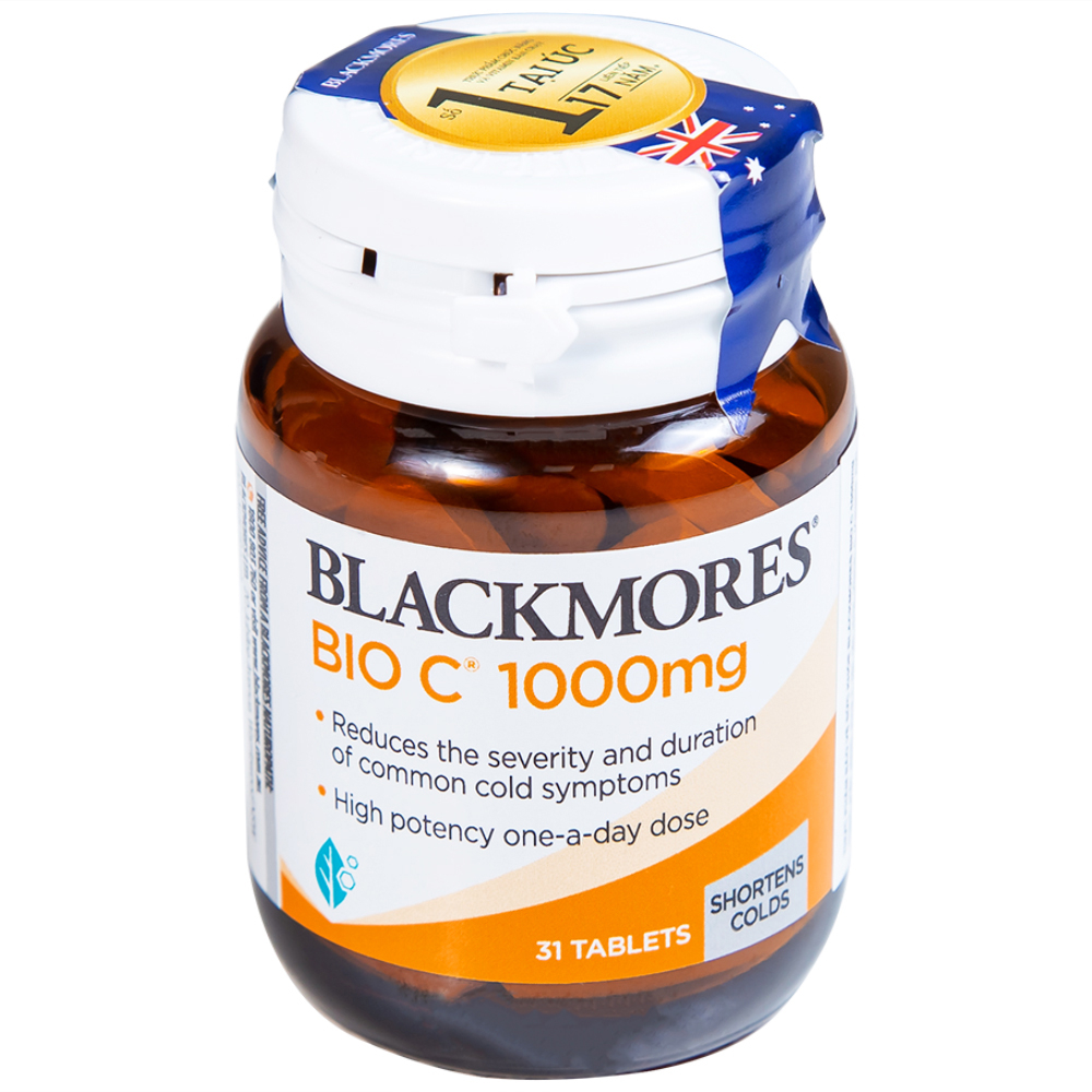 Viên hỗ trợ tăng cường sức khỏe Blackmores Bio C 1000mg (31 viên)