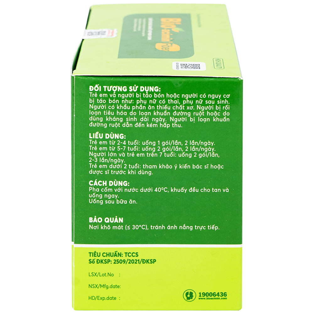 Cốm giúp làm giảm táo bón Bio-acimin Fiber Meracine (30 gói)
