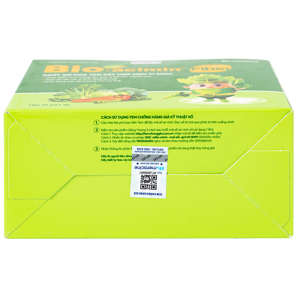 Cốm giúp làm giảm táo bón Bio-acimin Fiber Meracine (30 gói)